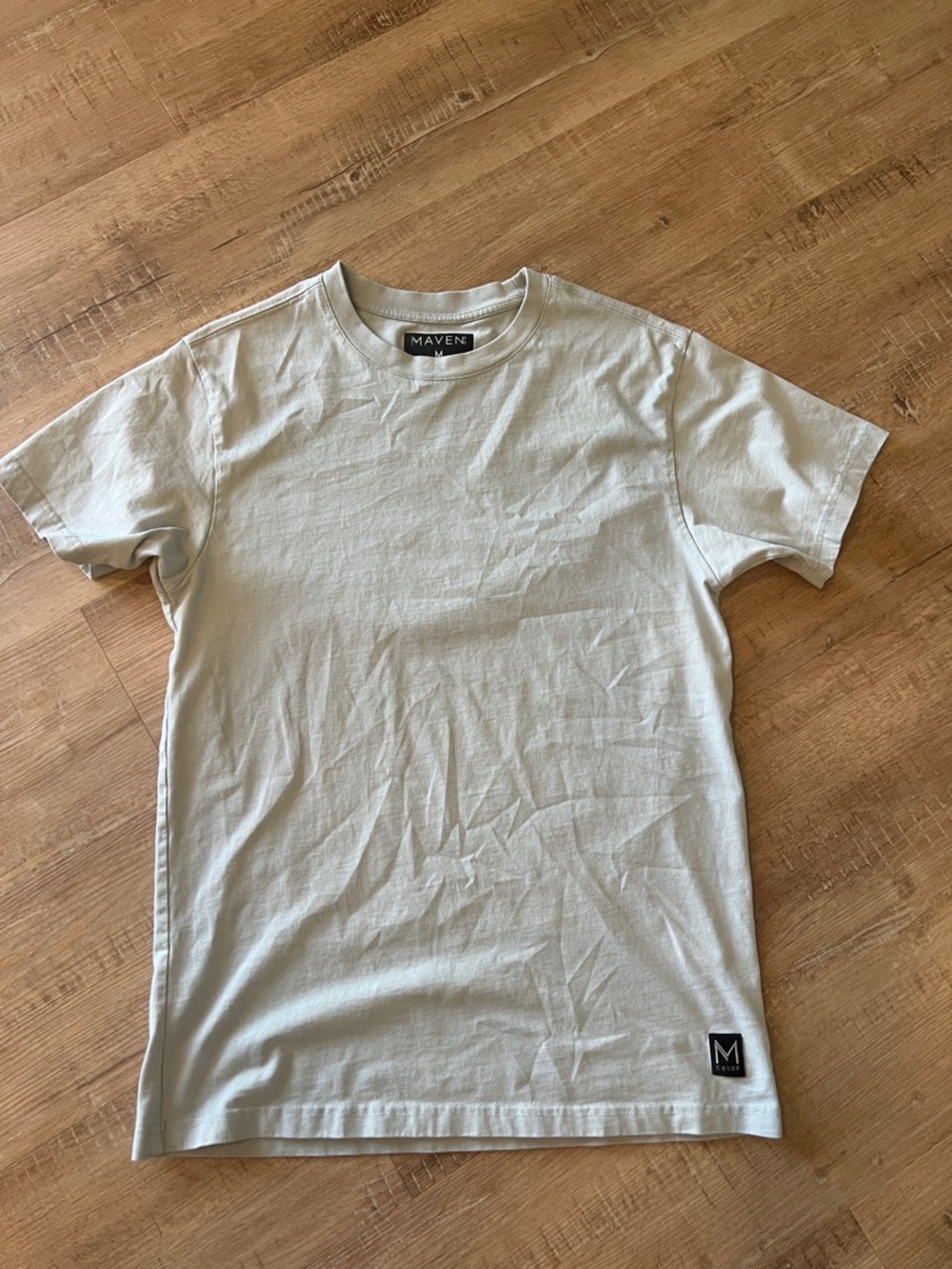 Men's Crew Neck T-Shirt — Cream